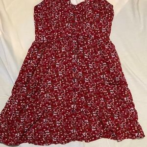 Floral Patterned Mini Dress